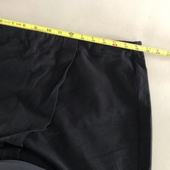 Eileen Fisher Cropped Crossover Wide Leg Pants - Picture 12 of 12